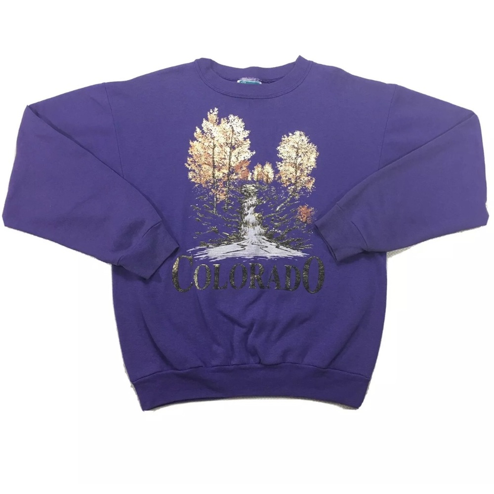 90s Vintage Colorado Gold Foil Graphic Sweatshirt